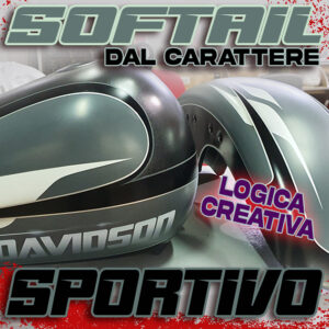 Creare una grafica sportiva su carrozzeria Softail